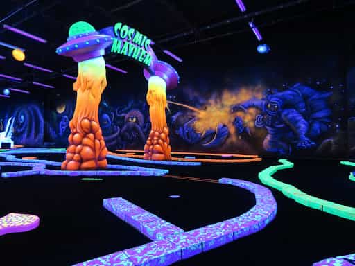 Cosmic Mayhem: Black Light Mini Golf and Bar - Main Image