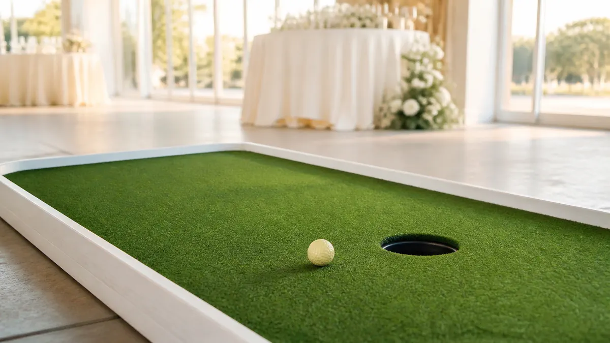 Mini Golf Wedding: Reception Planning Guide